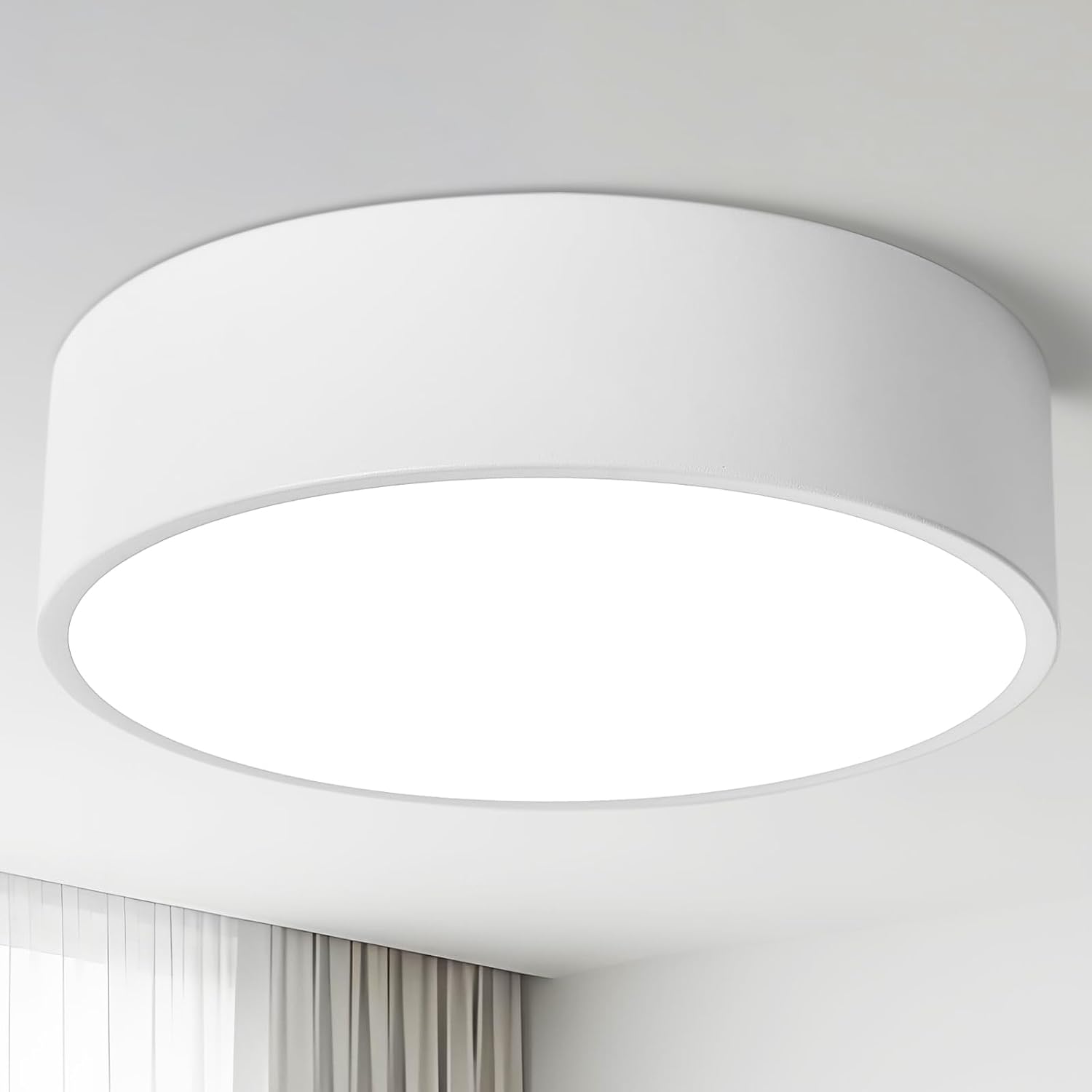 Dimmable Modern White LED Ceiling Light