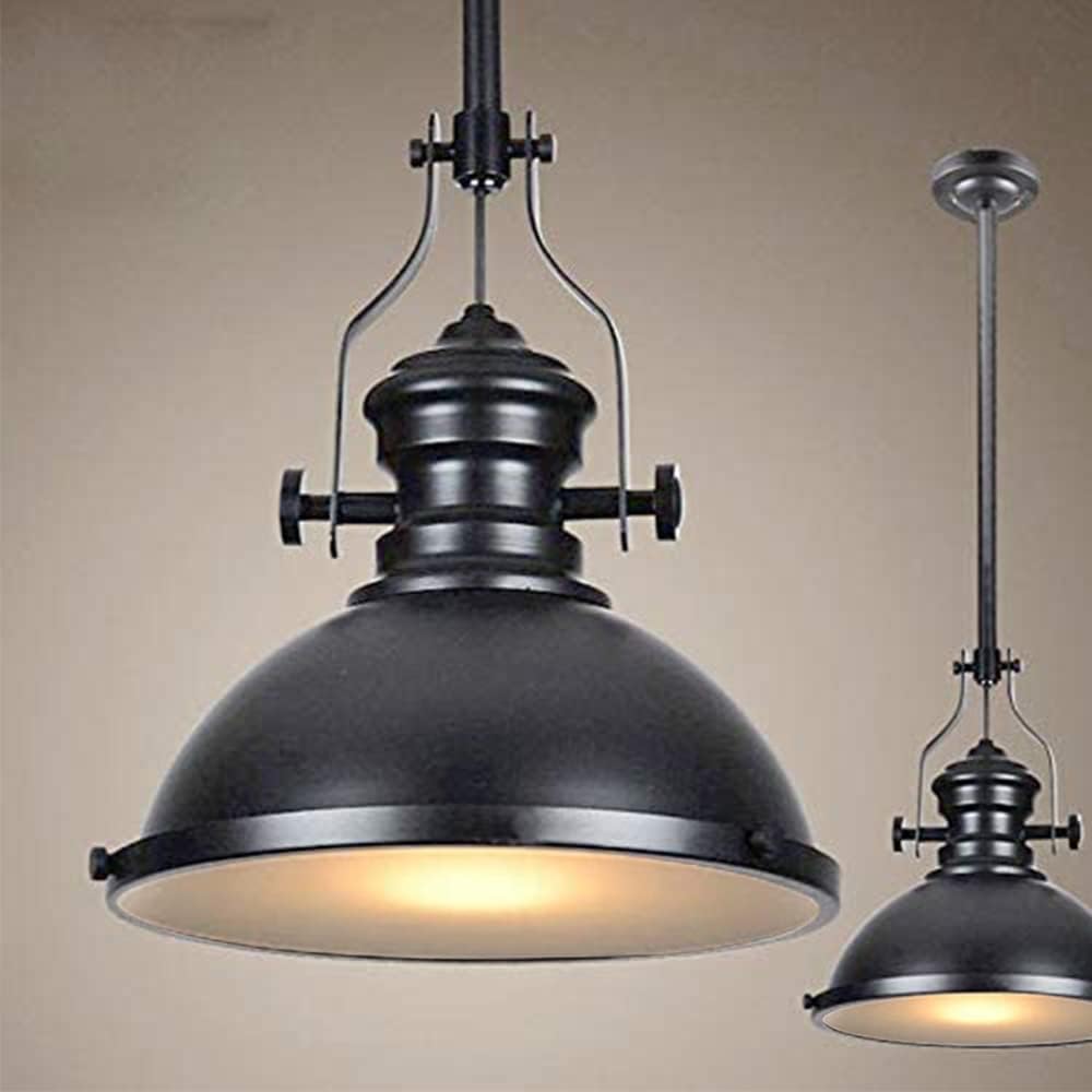 Vintage Industrial Black Pendant Light Fixture